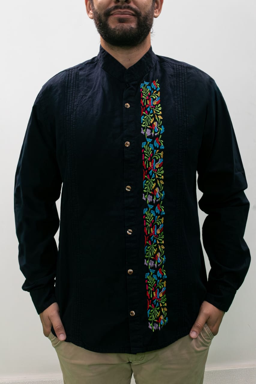 Camisa Slim manga larga